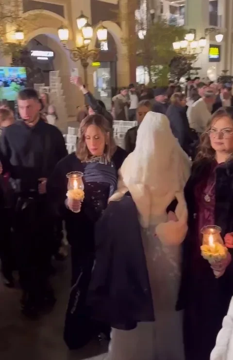 Появились кадры со свадьбы дочери главного раввина России Берла Лазара