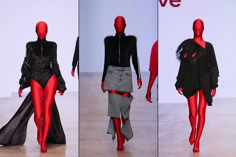 Турецкая звезда на Emre Erdemo lu и "красные человечки" на Cosar vе: самые яркие образы на показах Московской недели моды