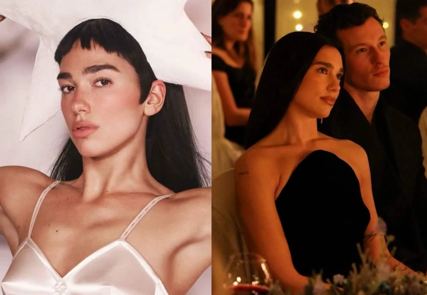 Дуа Липа снялась для Vogue и подтвердила помолвку с Каллумом Тёрнером