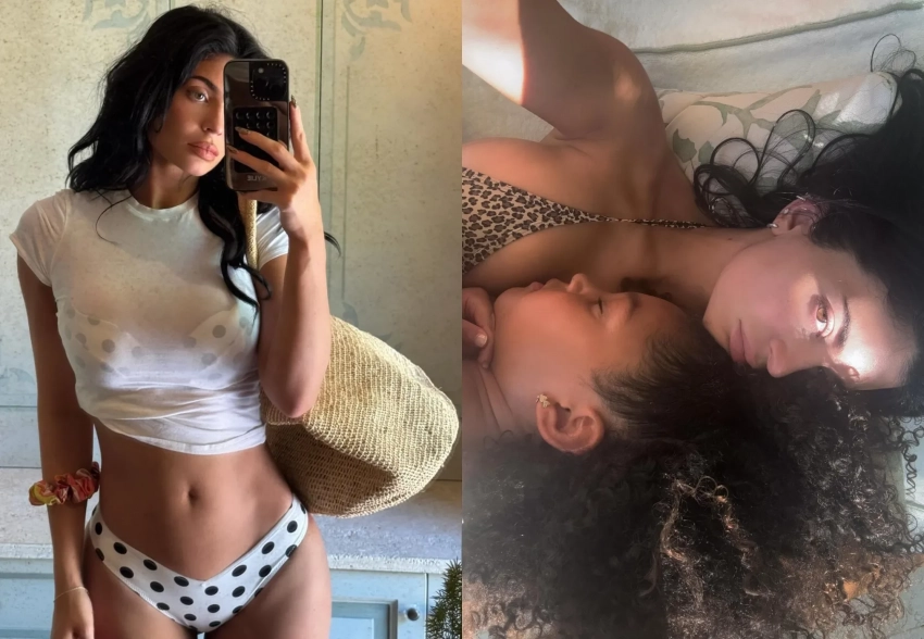 Кайли Дженнер показала, как проводит время в Италии вместе с детьми