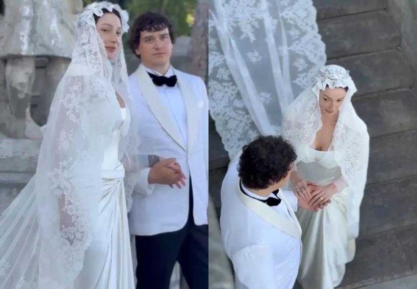 Настя Ивлеева показала редкое видео со свадьбы с Филиппом Бегаком